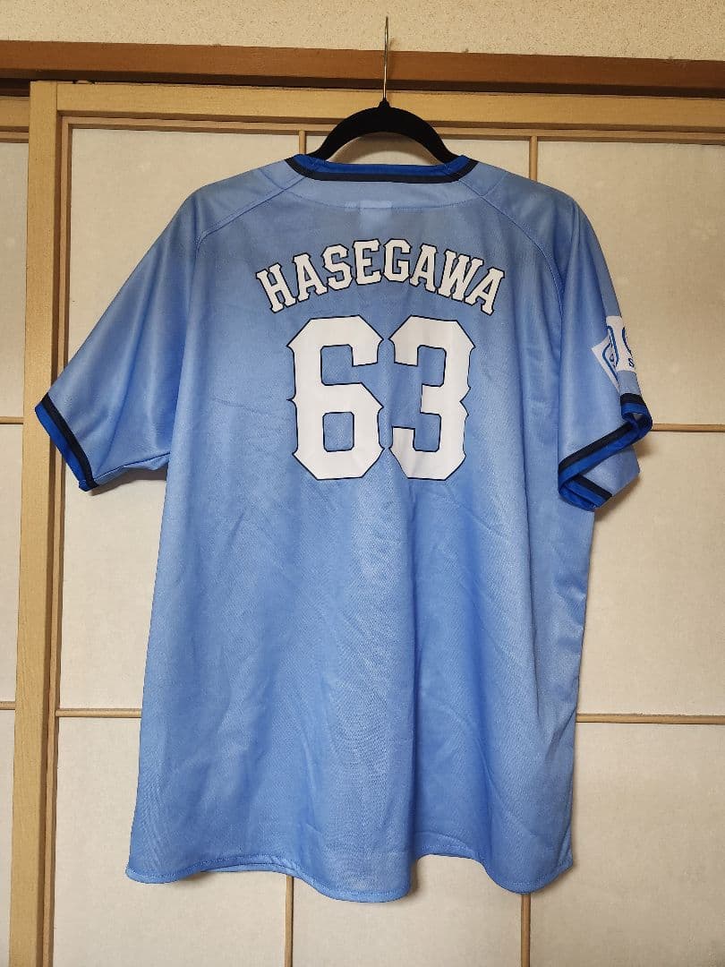 ライオンズサマーブルーユニフォーム 長谷川信哉L