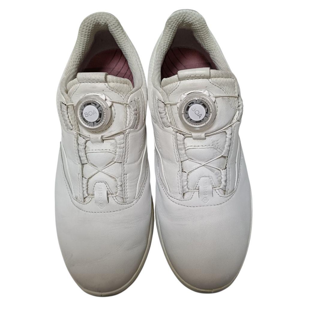 ecco防水S-Three BOA スパイクレス 23.5 ゴルフ　ゴアテックス