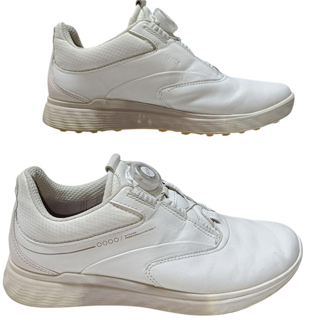 ecco防水S-Three BOA スパイクレス 23.5 ゴルフ　ゴアテックス