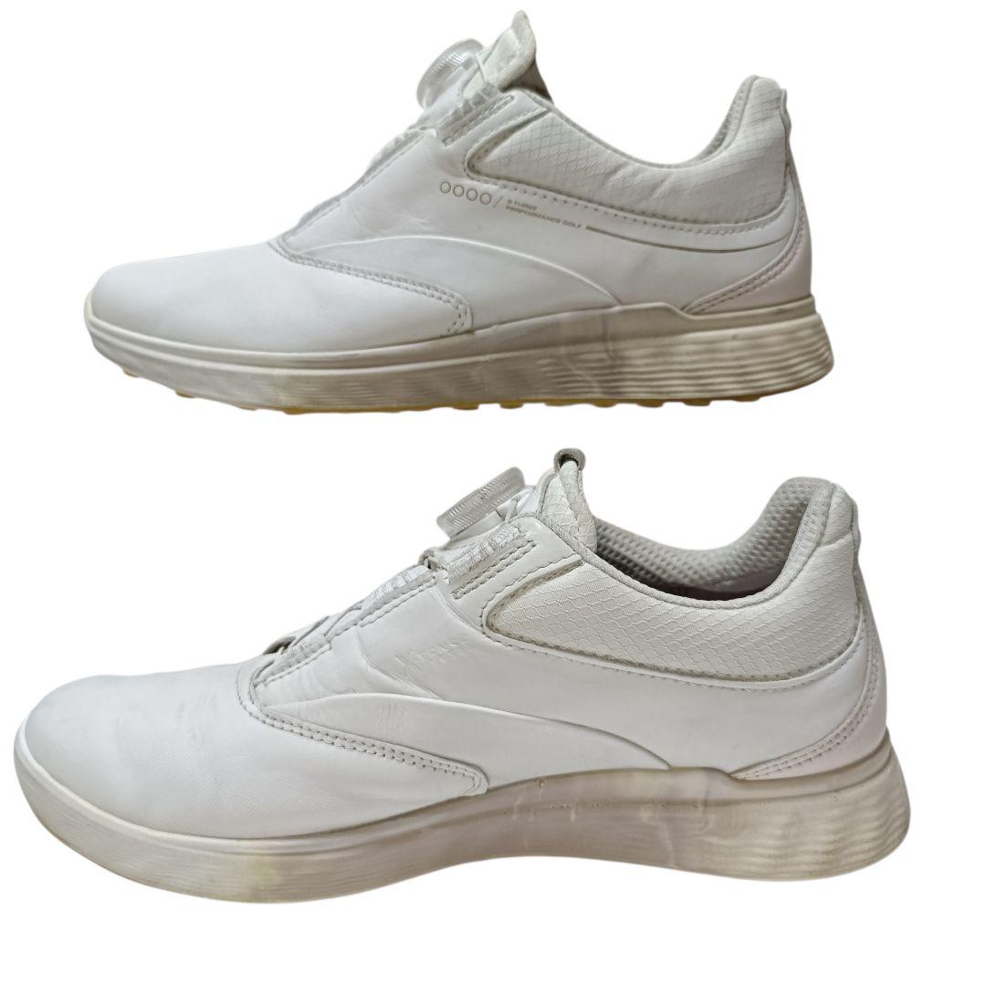 ecco防水S-Three BOA スパイクレス 23.5 ゴルフ　ゴアテックス