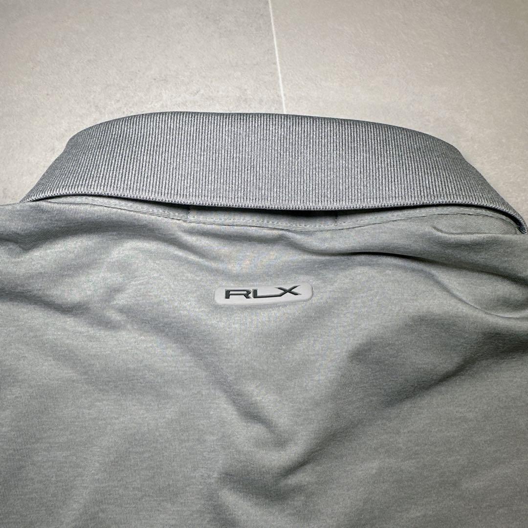 極美品✨RLX RALPH LAUREN ポロシャツ Mサイズ グレー