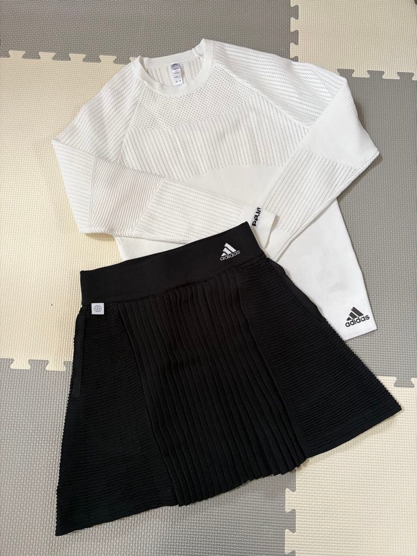 adidasゴルフレディース セットアップ 美品 M/S インナーパンツ付