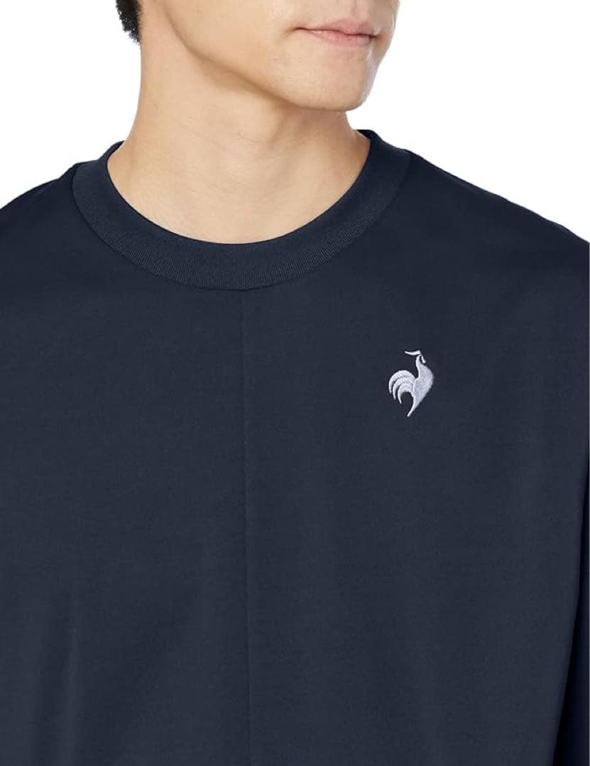 ルコックスポルティフ テニスウェア 長袖Tシャツ QMMWJB03紺メンズL新品