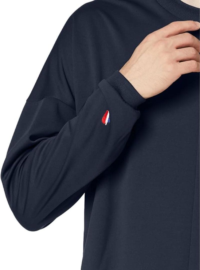 ルコックスポルティフ テニスウェア 長袖Tシャツ QMMWJB03紺メンズL新品