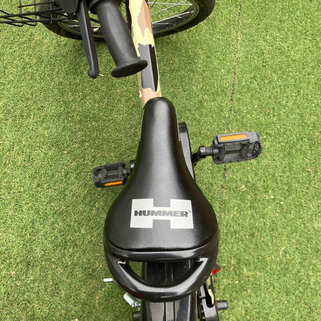 HUMMER 子供用自転車 迷彩柄 18インチ　補助輪付き