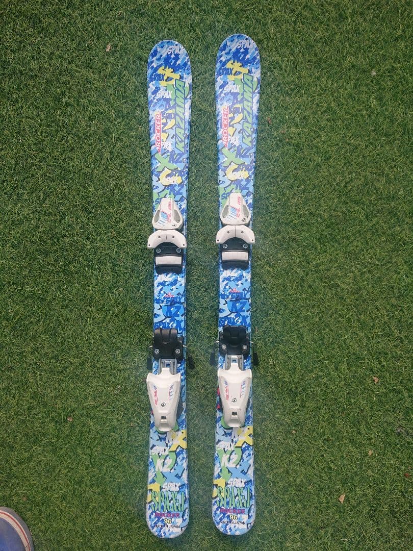 【キッズ用】KAZAMA スキー板 96cmバインディング、ブーツ20cmセット