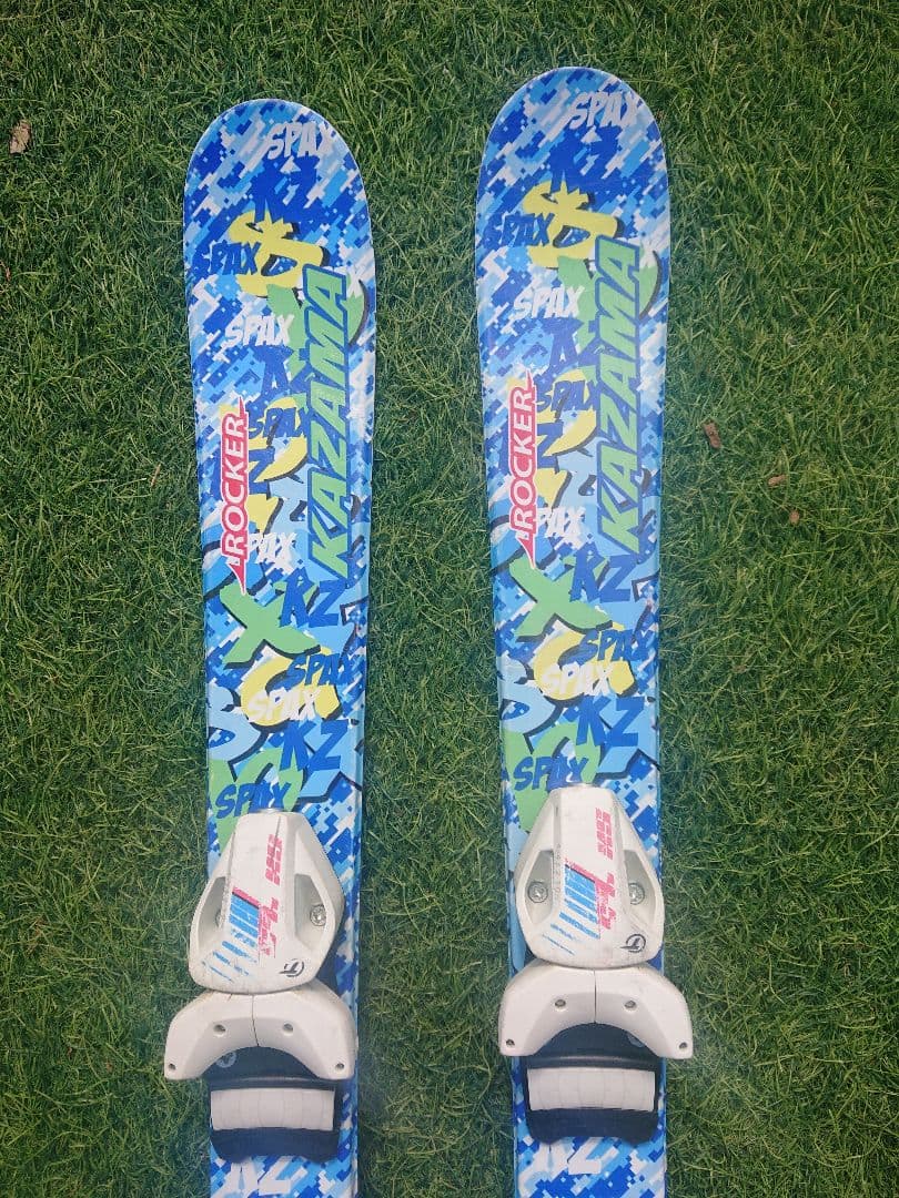 【キッズ用】KAZAMA スキー板 96cmバインディング、ブーツ20cmセット