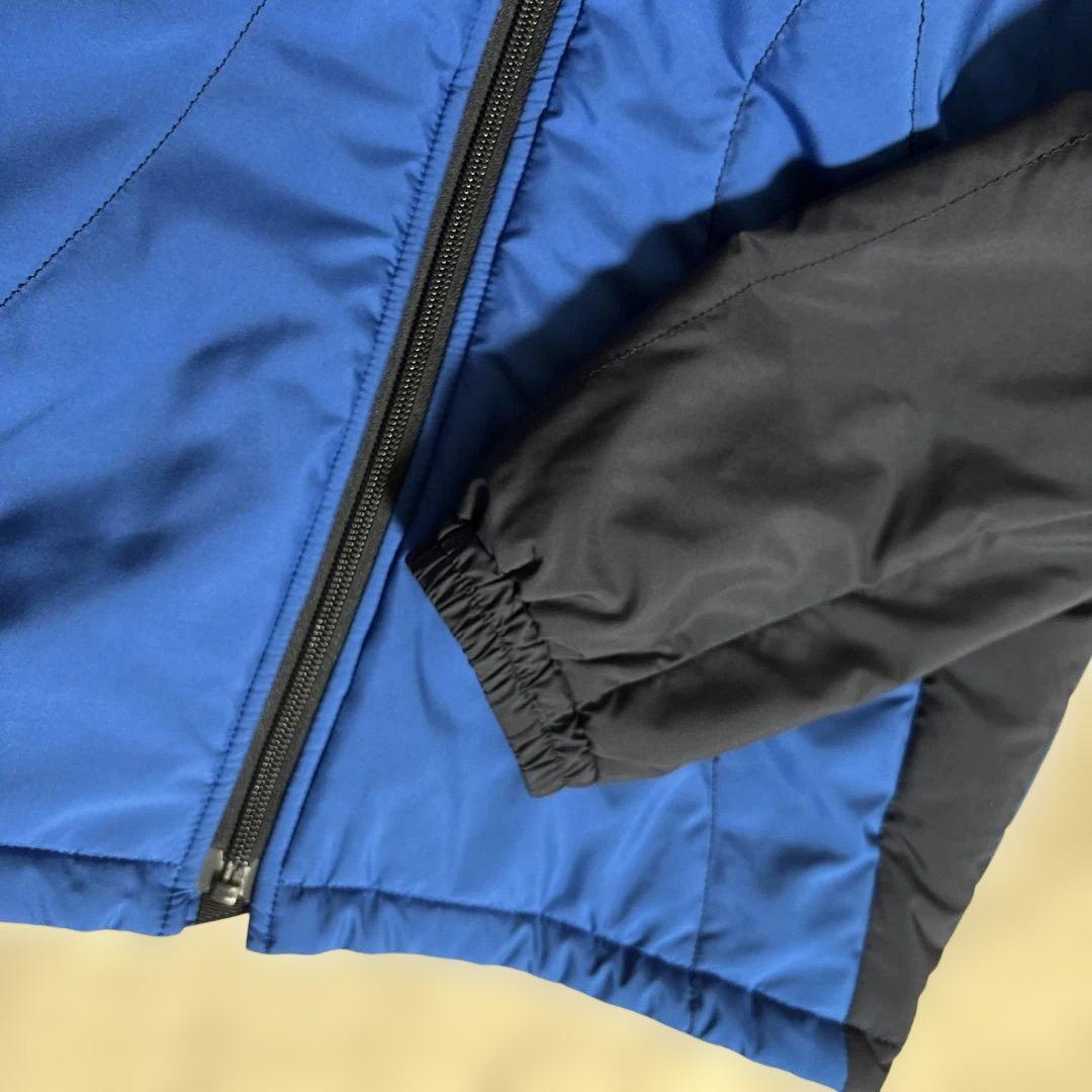 LANVIN SPORT ゴルフ メンズ中綿 ジャケット ブルー ✖︎ネイビー