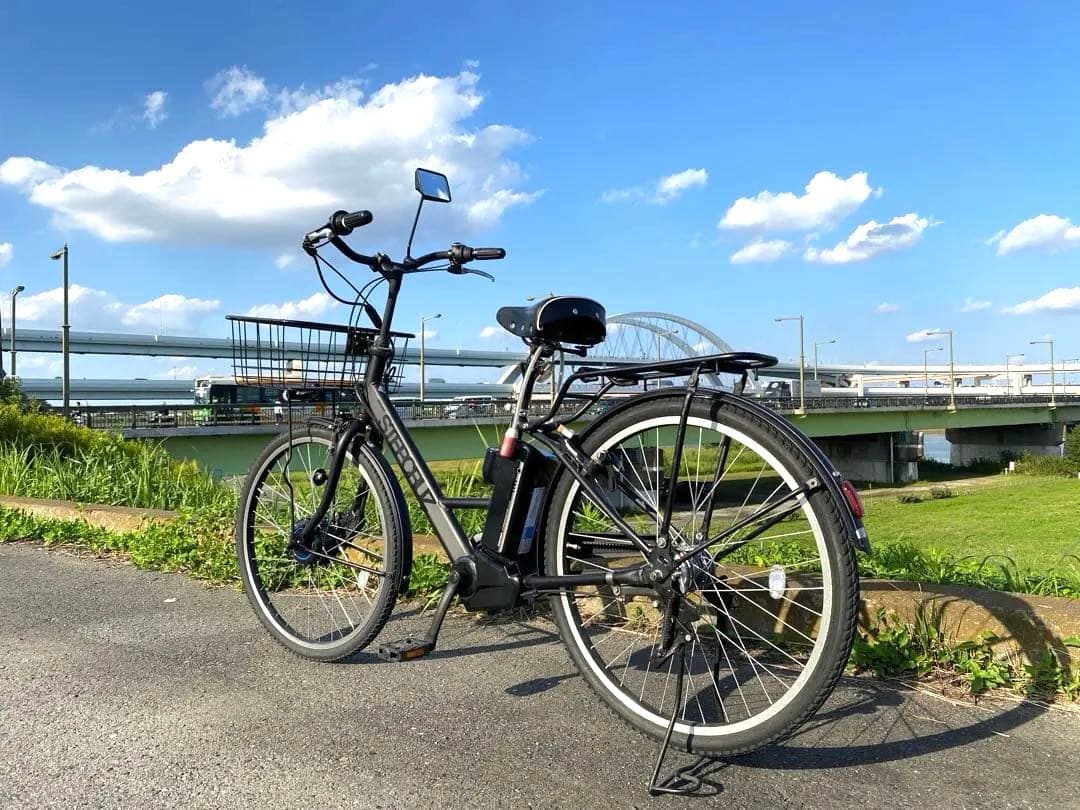 【最終セール‼️引取限定】2023年購入！ブリヂストン ステップクルーズe黒