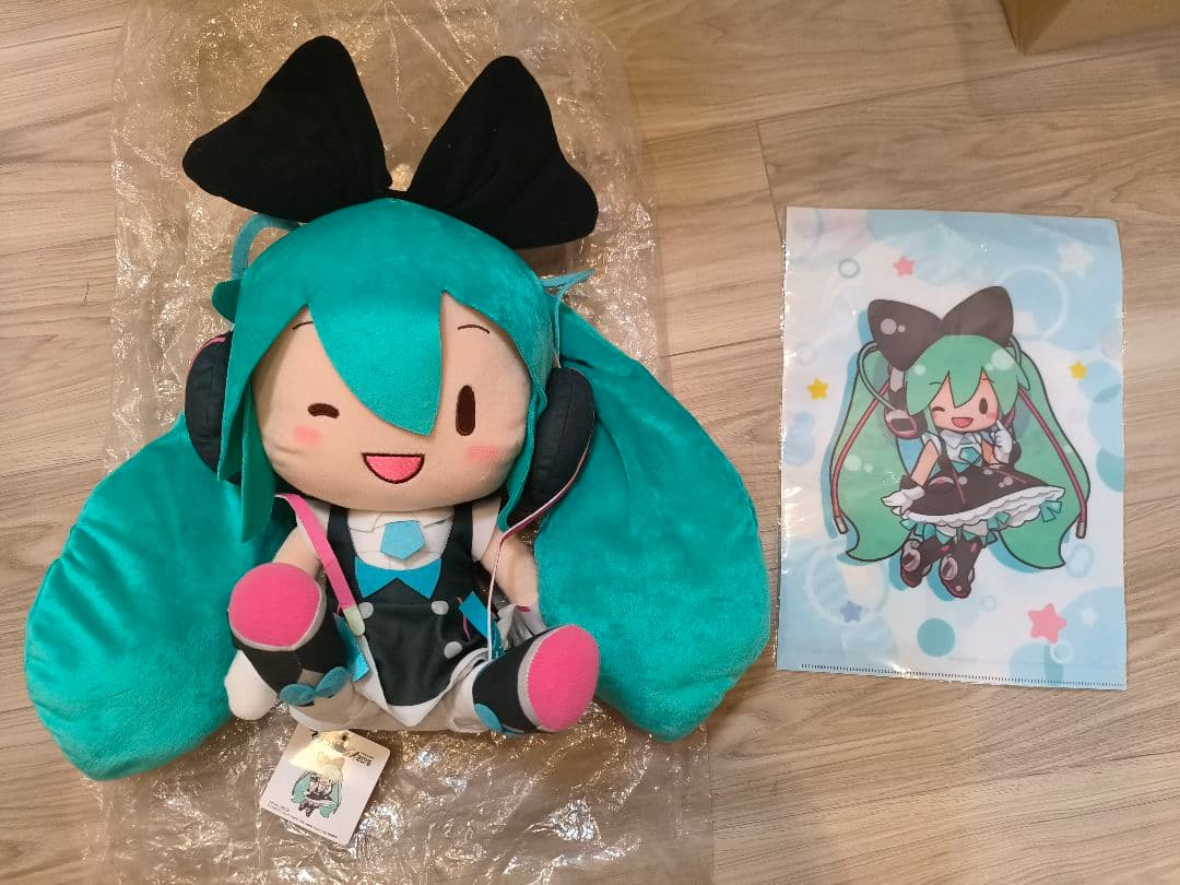 特典有 初音ミク　マジカルミライ2016　ふわぷち　ぬいぐるみ(L)