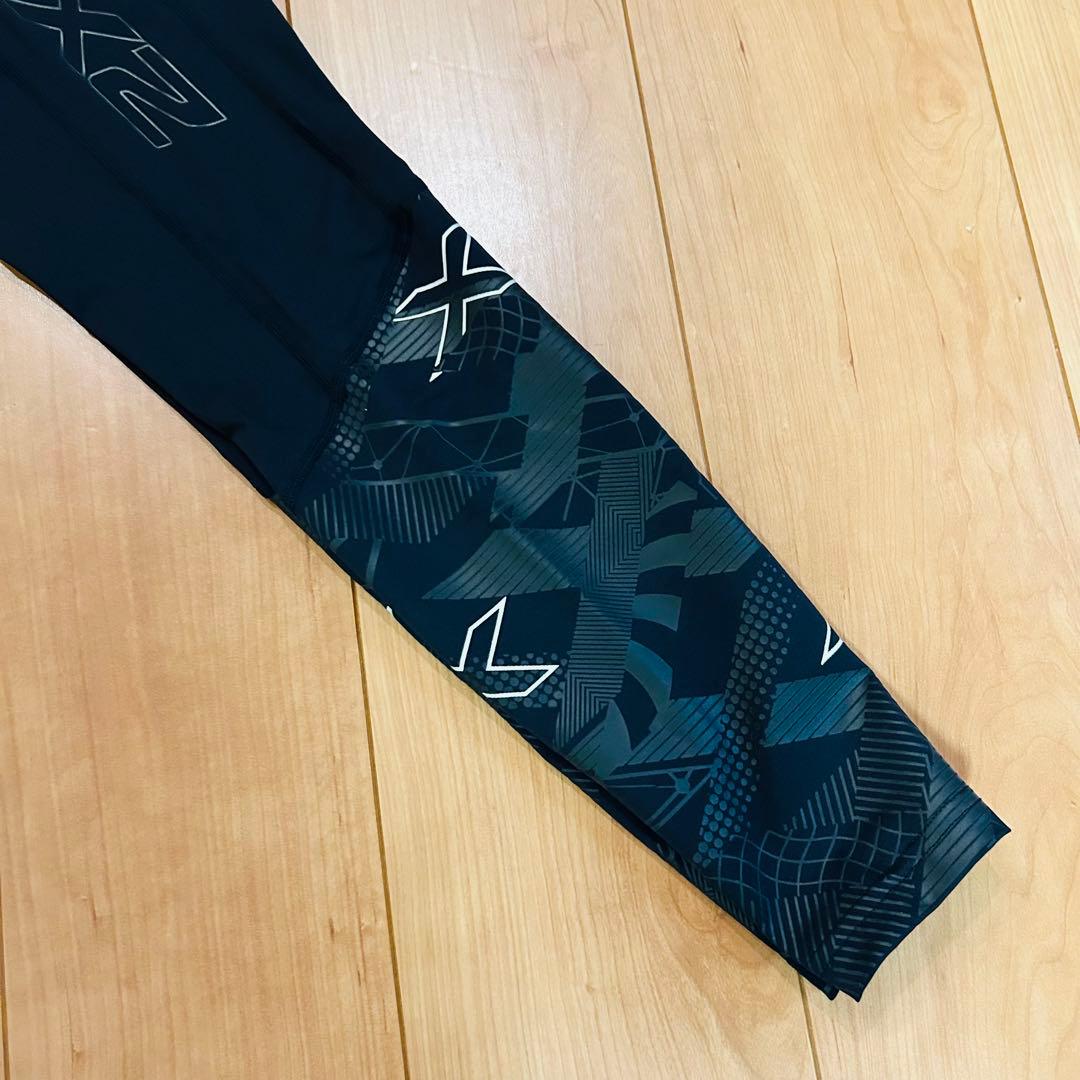 ■新品■ 2XU ツー・タイムズ・ユー　コンプレッション ロングタイツ　ブラック