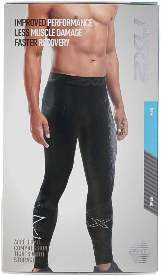 ■新品■ 2XU ツー・タイムズ・ユー　コンプレッション ロングタイツ　ブラック