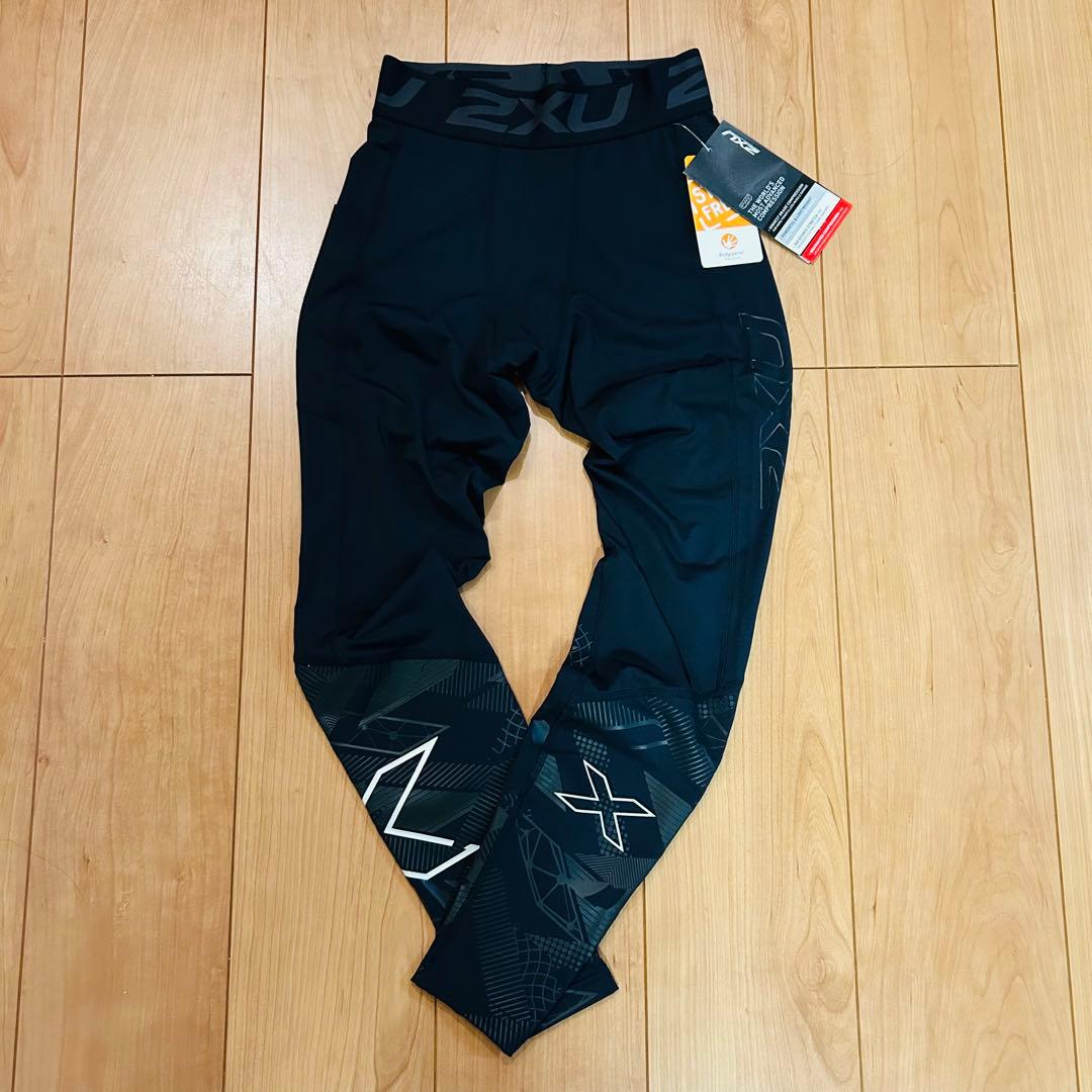 ■新品■ 2XU ツー・タイムズ・ユー　コンプレッション ロングタイツ　ブラック