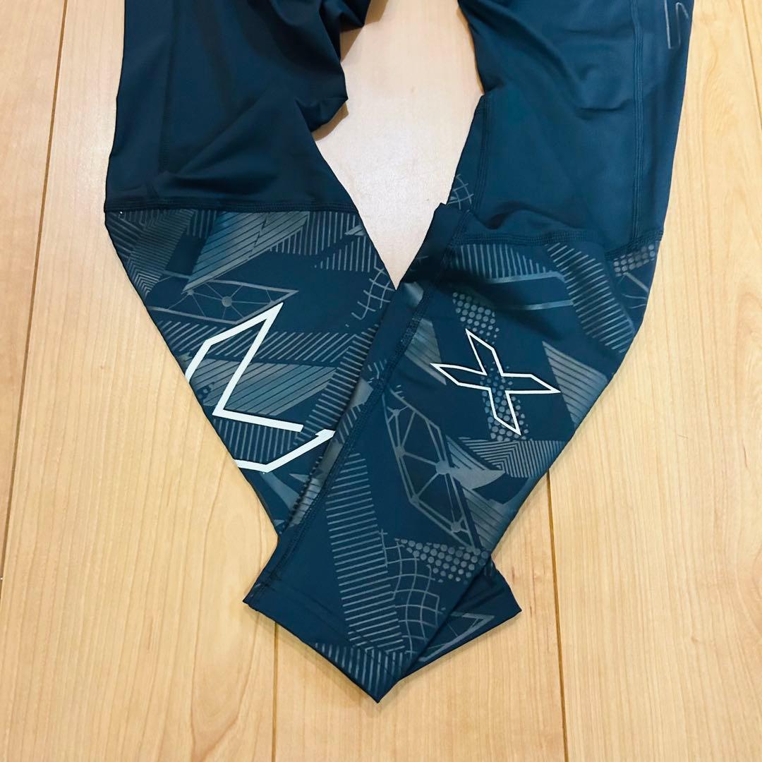 ■新品■ 2XU ツー・タイムズ・ユー　コンプレッション ロングタイツ　ブラック