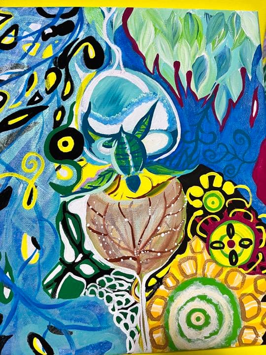 絵画　海亀　自然　ワイングラス　イメージ
