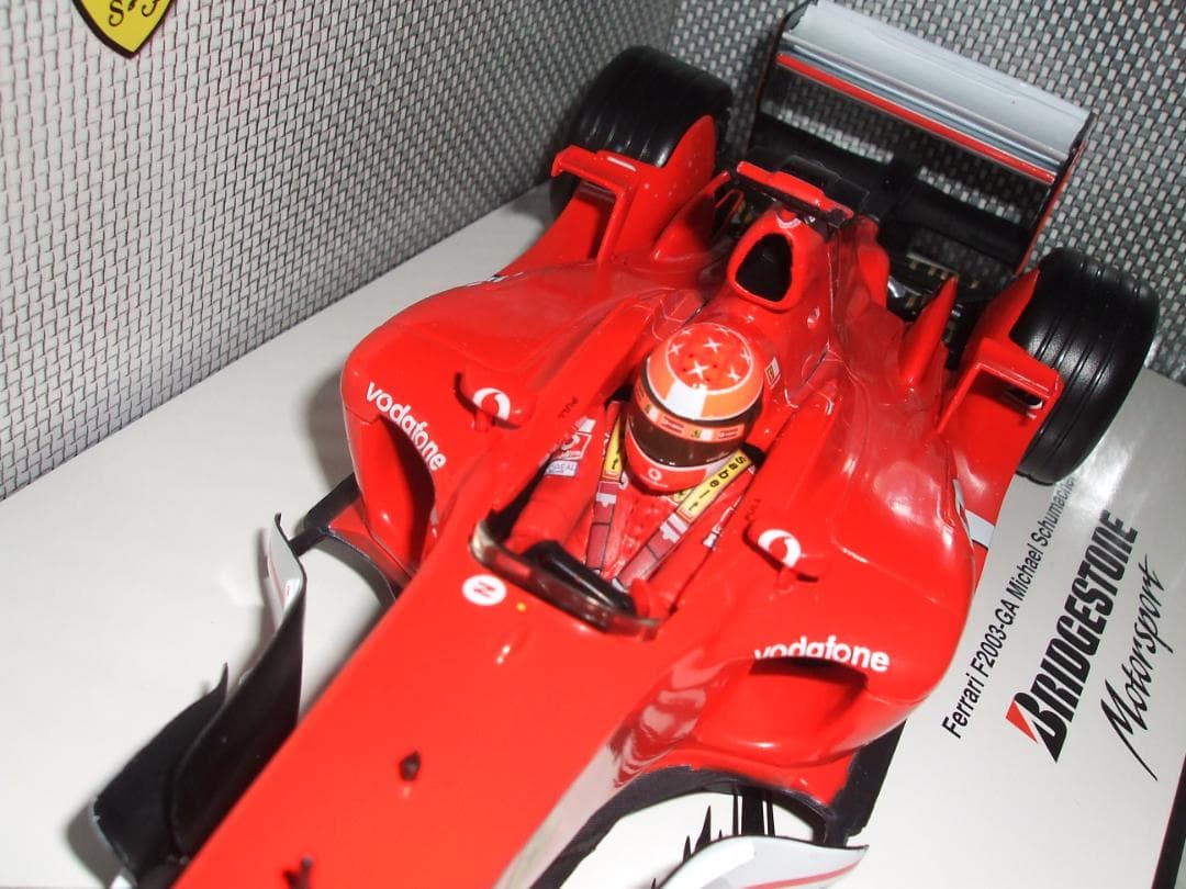フェラーリ　２００３－GA　シューマッハ　BSパッケージ　作業途中品　デカール付