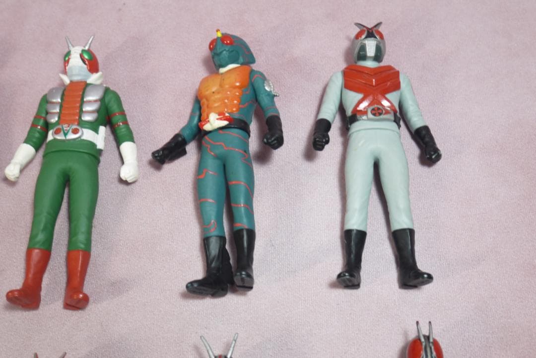 レジェンドライダーシリーズ　昭和シリーズ　ソフビ10体