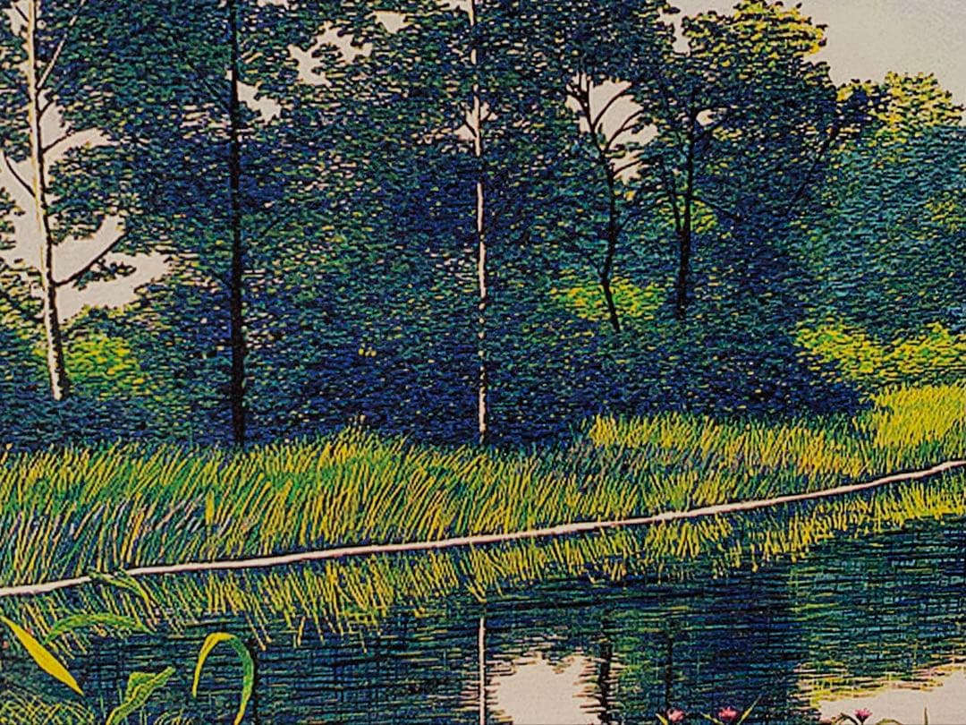 湖 絵画 （B）