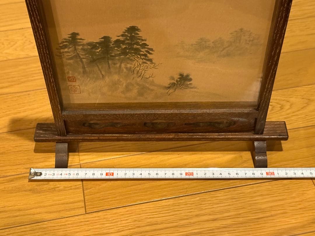 衝立　富士山