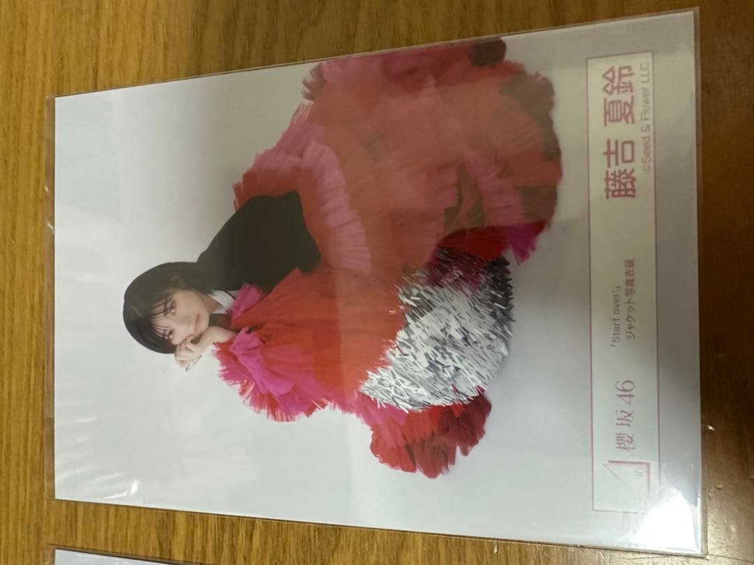 櫻坂46 藤吉夏鈴　start overジャケット写真衣装　生写真