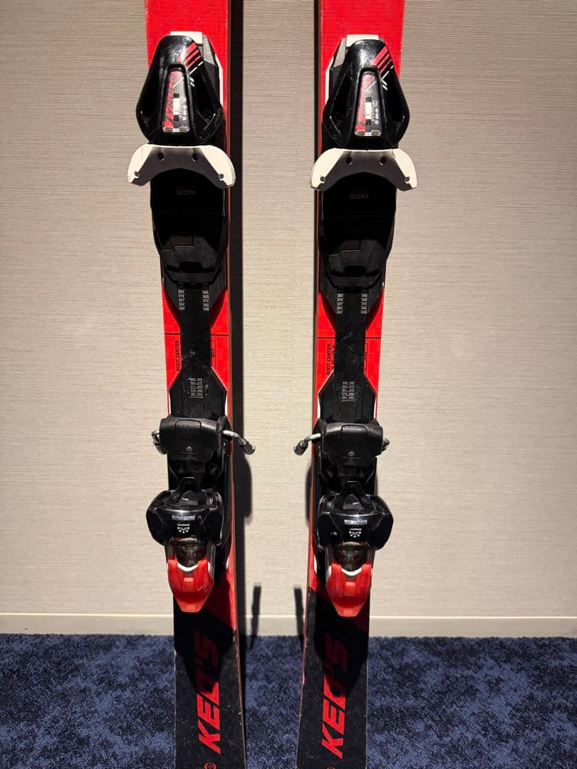 オガサカ KS-NV スキー板 バインディングチューンナップ済み160cm