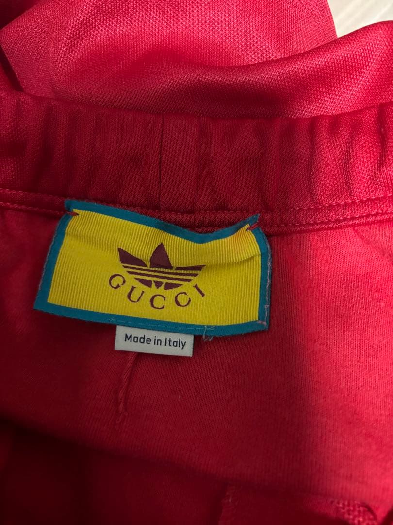 GUCCI 赤 ジャージ パンツ