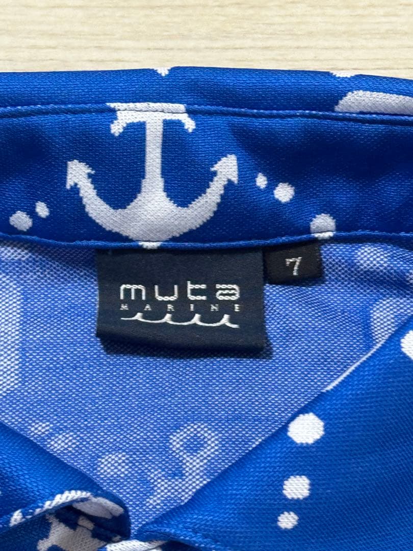 ムータマリンゴルフ モノグラム ジャガード ポロシャツ XL