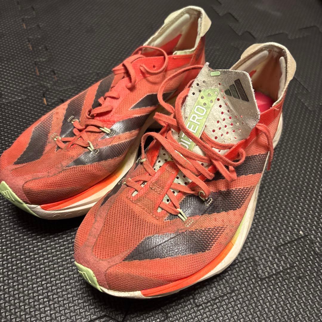 adidas アディオスプロ3 26.0cm レッド/ブラック