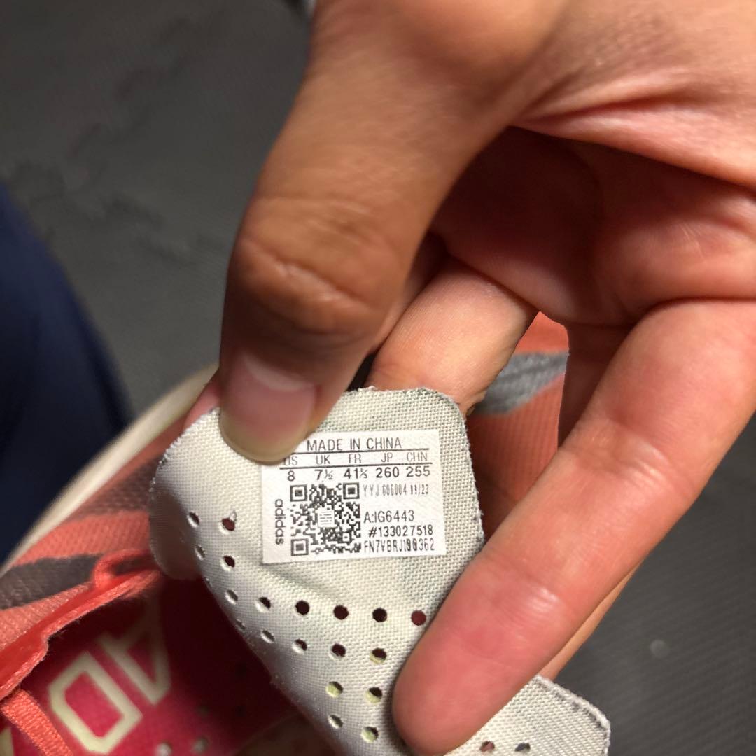 adidas アディオスプロ3 26.0cm レッド/ブラック