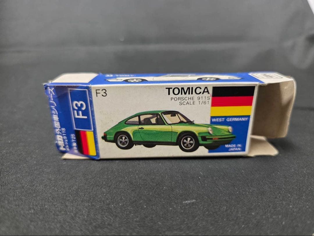 トミカ青箱F3 ポルシェ911S(日本製) サーキットの狼ギフト単品