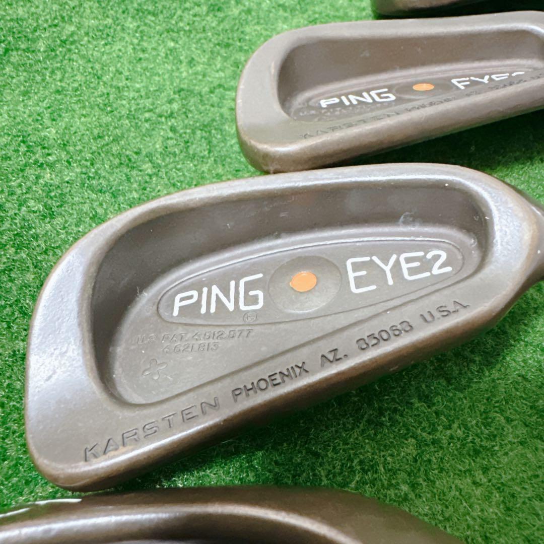 名器 PING EYE2+ ベリリウムカッパー 3-9.W.S オレンジドット