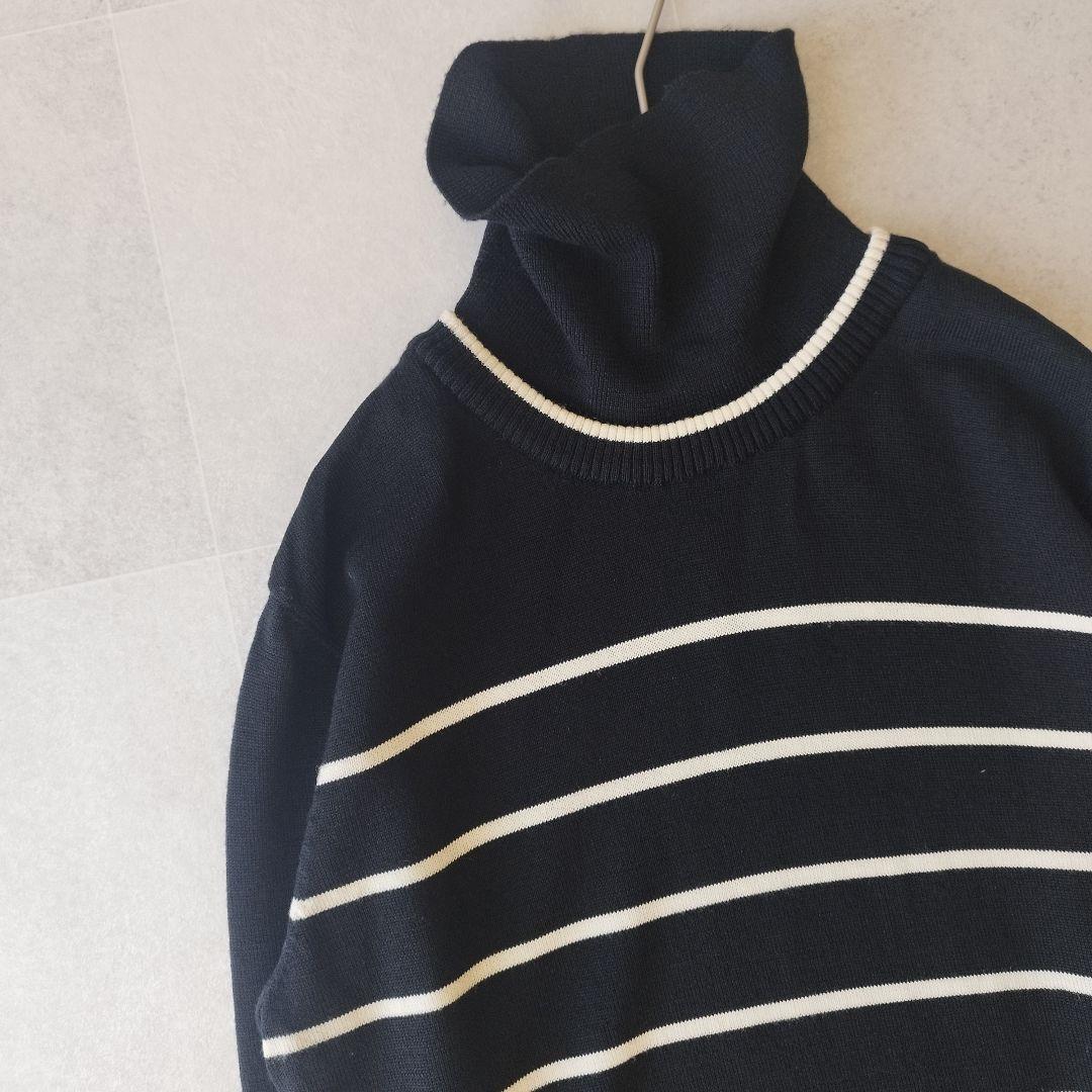 未使用級✨️ Burberry GOLF タートルネックプルオーバー ロゴ刺繍