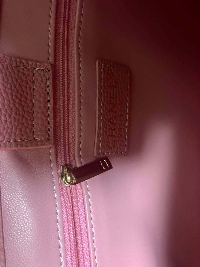 1点　CHANEL トート　ショルダー　ピンク　ゴールド　ノベルティ