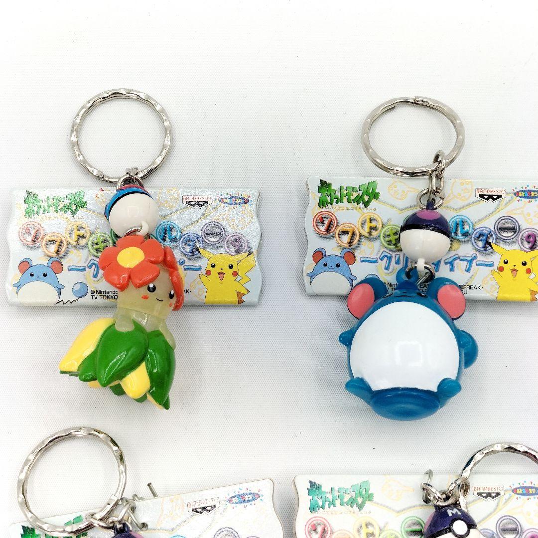 当時物 未使用 ポケットモンスター ソフトキーホルダー クリアタイプ 7種 ②