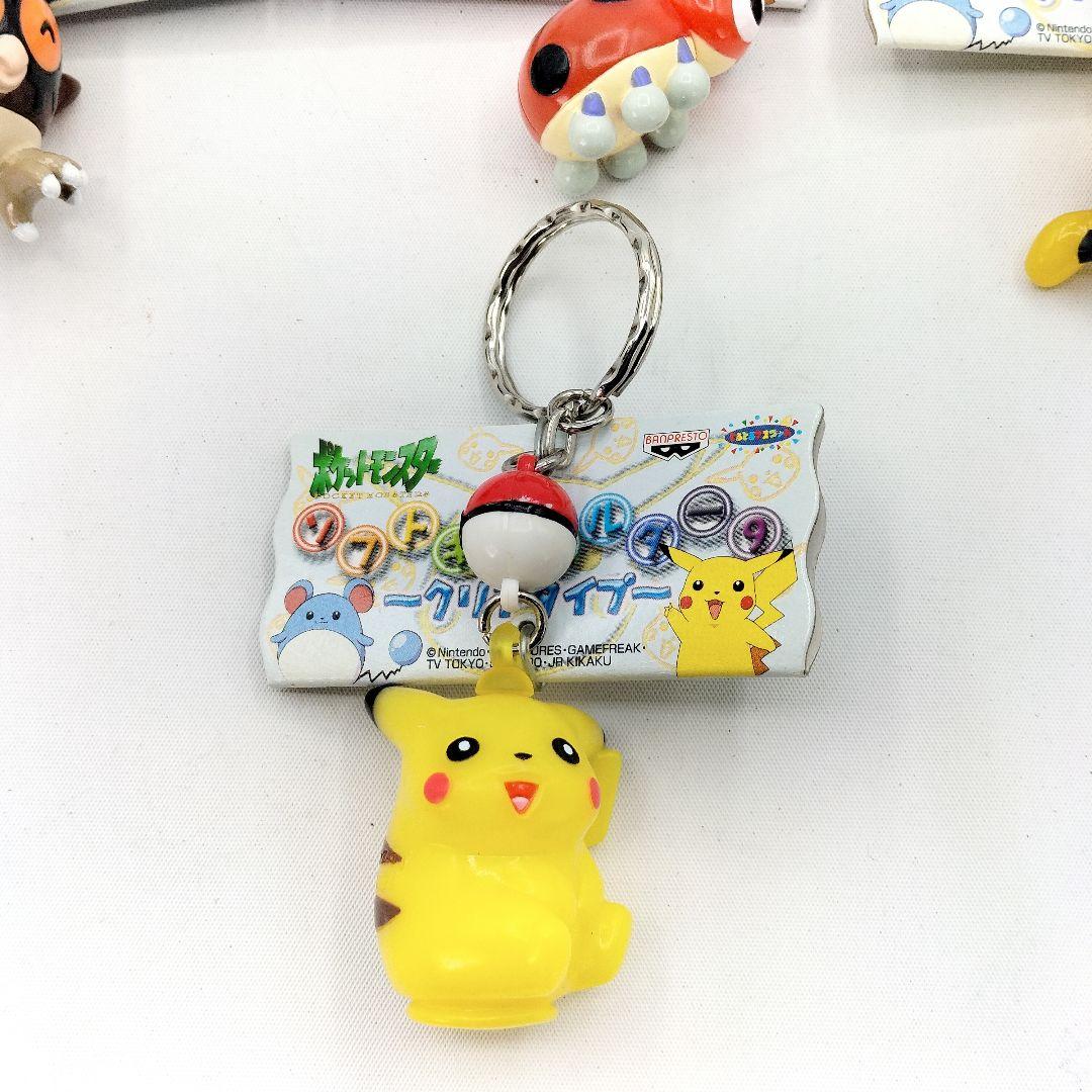 当時物 未使用 ポケットモンスター ソフトキーホルダー クリアタイプ 7種 ②