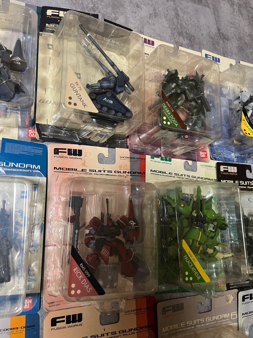 FW モビルスーツガンダム フィギュアセット　15個