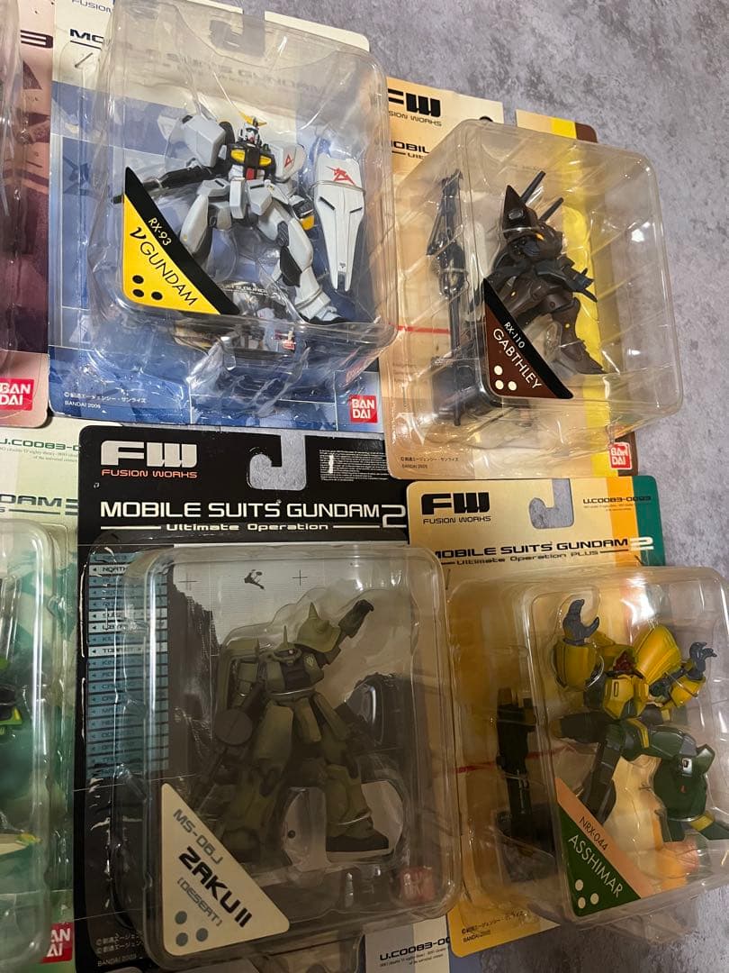 FW モビルスーツガンダム フィギュアセット　15個