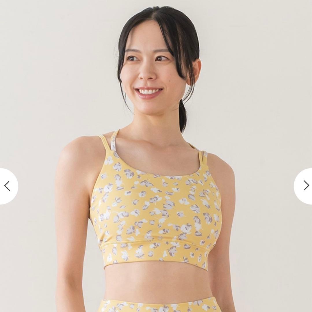 ラバ　SUKALA　新品未開封 フラワープリントタンクトップ＆ブラトップ/S