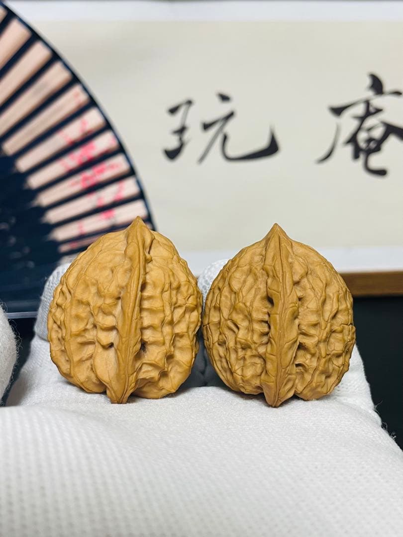 ❤️新入荷❤️No.653❤️文玩くるみ高級希少種センザンコウ（穿山甲）