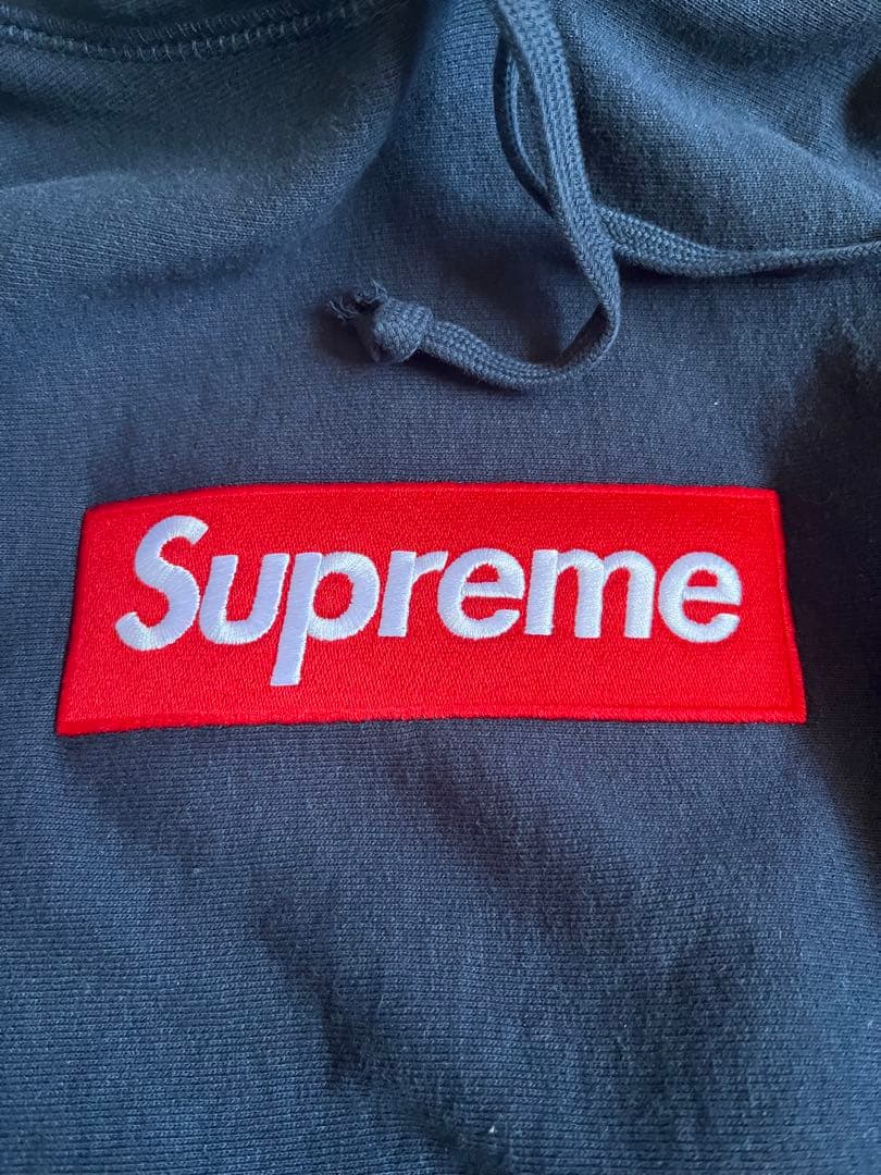 スケートボード Supreme box logo foodie 24fw navy medium