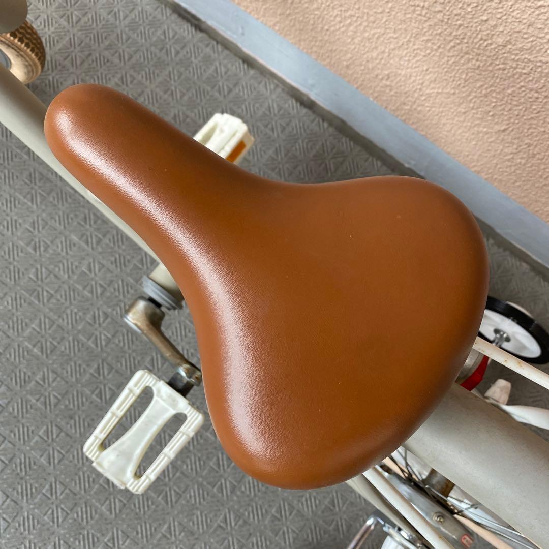 【送料込み】little tokyobike16インチ アイボリー 補助輪なし