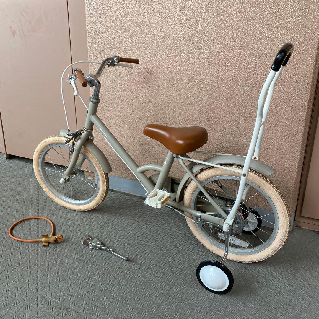 【送料込み】little tokyobike16インチ アイボリー 補助輪なし