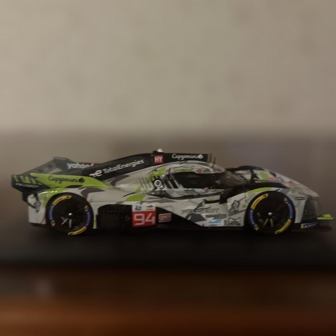 ミニカー PEUGEOT 9X8 TotalEnergies Le Mans 2025