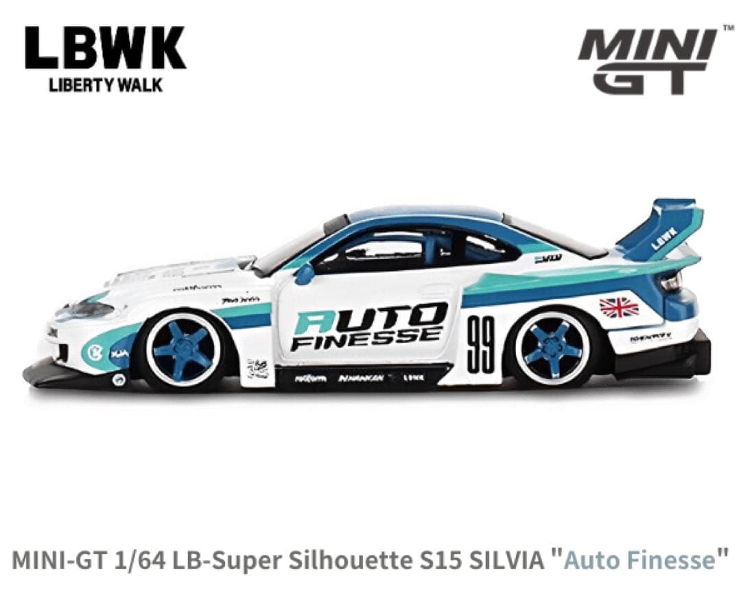 ミニカー MINIGT 1/64 NissanLB-SuperSilhouette S15