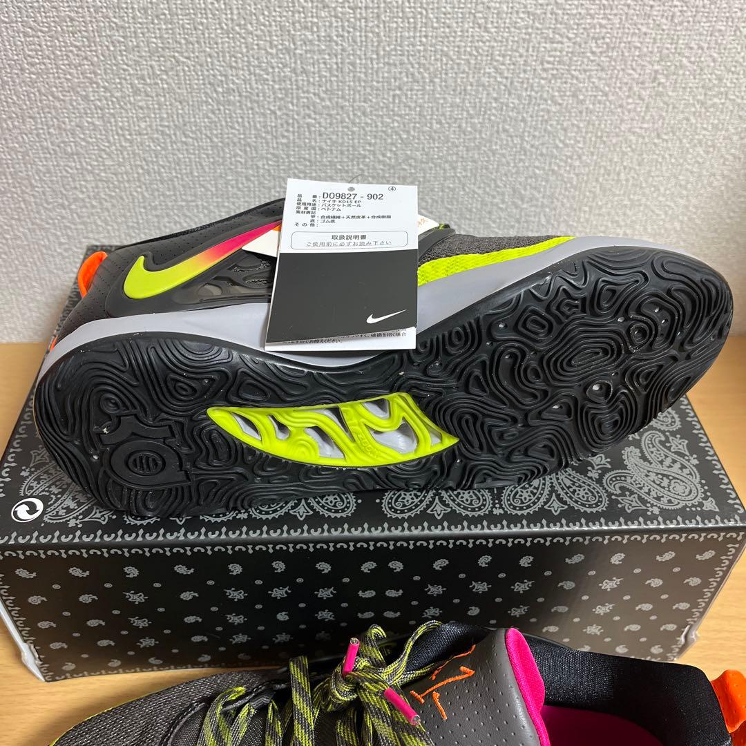 新品 NIKE KD15 EP マルチ 26.5cm
