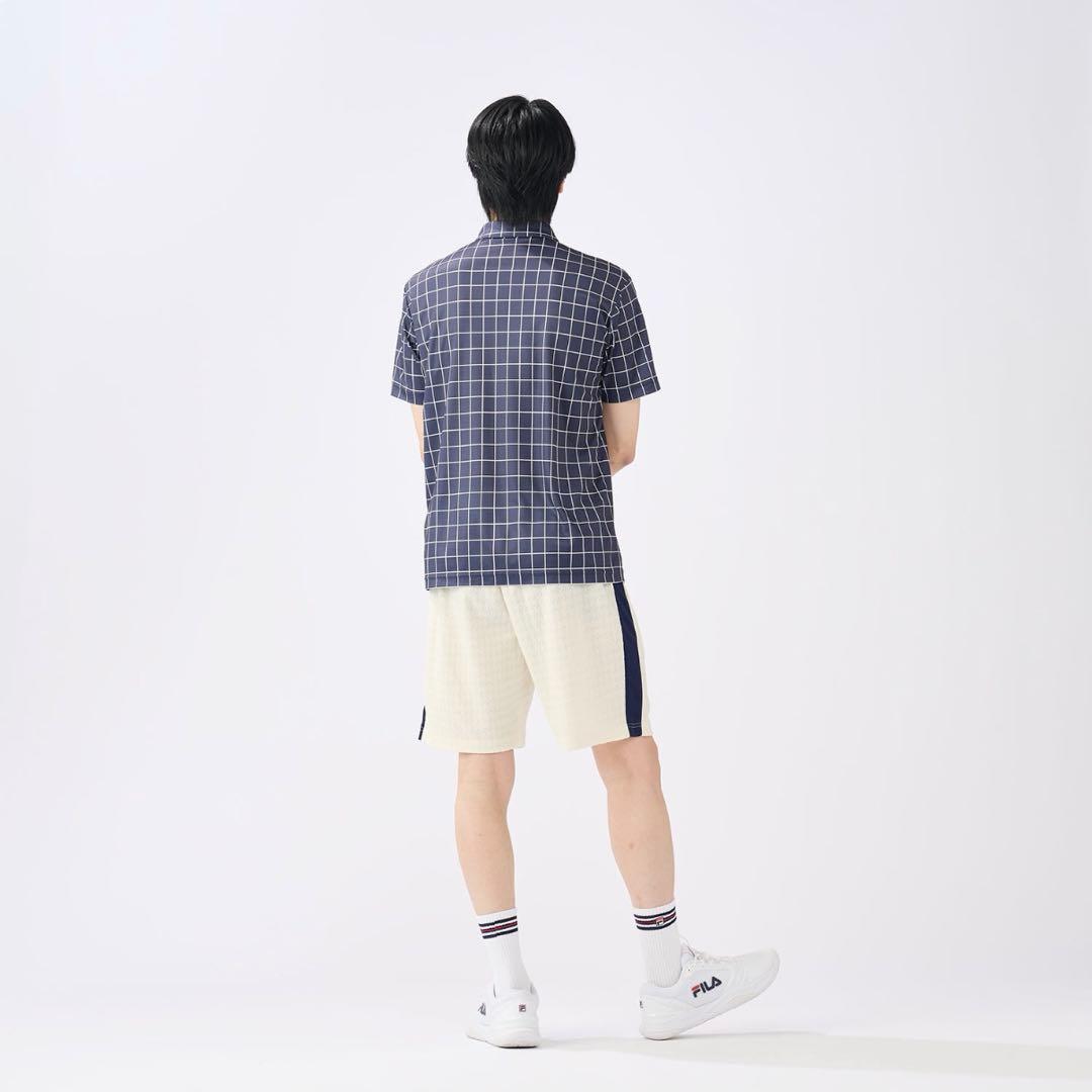 新品FILA テニス 半袖ボタンダウンポロシャツ サイズL ¥11880