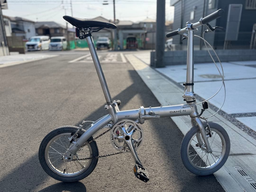 DAHON Dove Plus 折りたたみ自転車 軽量 シルバー 美品