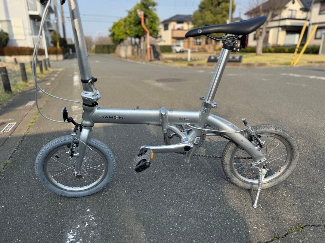 DAHON Dove Plus 折りたたみ自転車 軽量 シルバー 美品