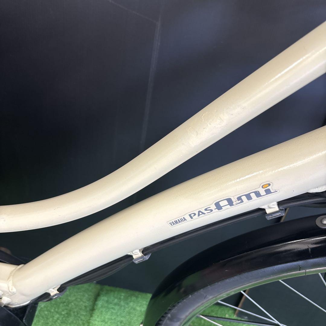 電動自転車 YAMAHA PAS ami アイボリー　25