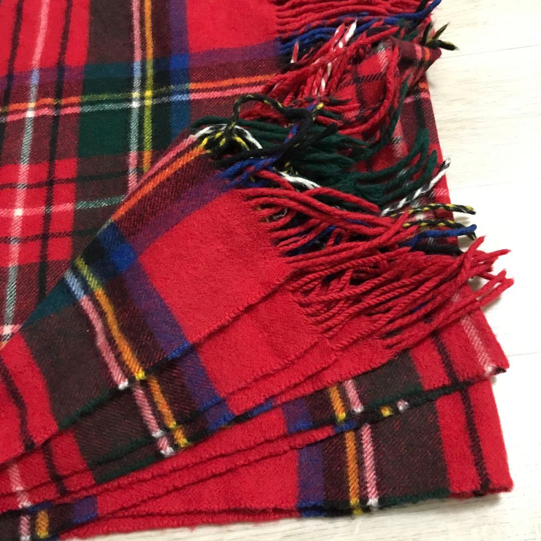 大判 ブランケット タータンチェック ソファーカバー 毛布 クリスマス